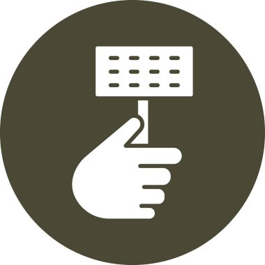 Modern bir simgenin vektör illüstrasyonu