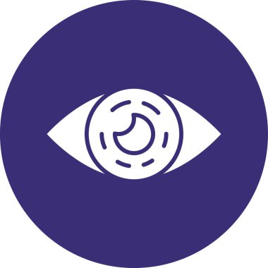 Göz simgesi, vektör illüstrasyonu