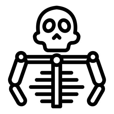 İnsan iskelet simgesi, özet biçimi