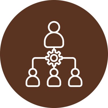 gruplar, modaya uygun şekilde izole edilmiş arkaplan simgesi