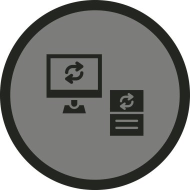 seo modern simgesinin vektör illüstrasyonu