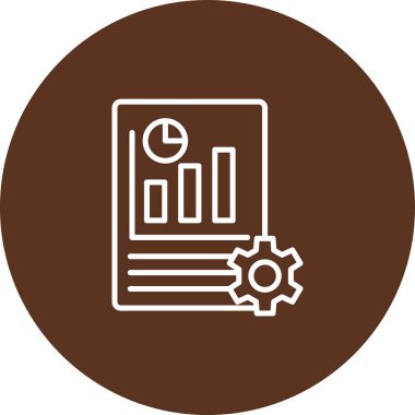 İş ve finans simgesinin vektör illüstrasyonu