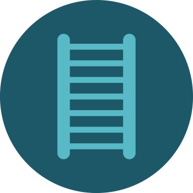 merdiven ağ ikonu vektör illüstrasyonu