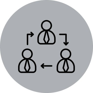 Modern simgenin vektör illüstrasyonu