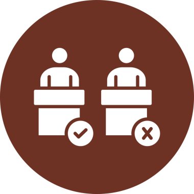 İnsan simgesinin vektör illüstrasyonu