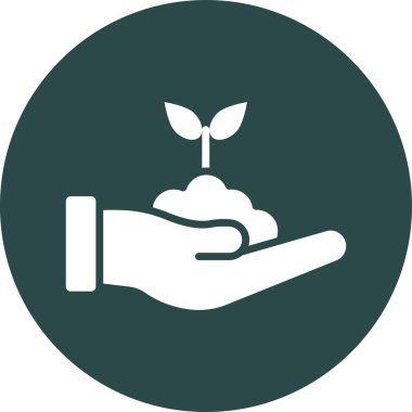 Kişisel proje ticari kullanımı için vektör ekoloji simgesi.