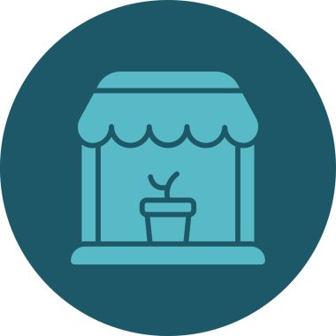 vektör mağaza simgesi çizimi