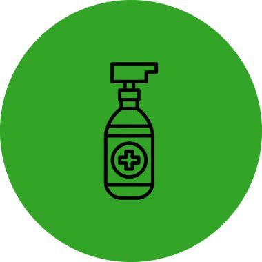 Tıbbi bir simgenin vektör illüstrasyonu