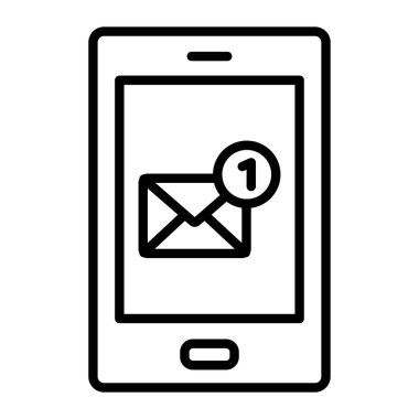 ileti simgesi, vektör illüstrasyonu