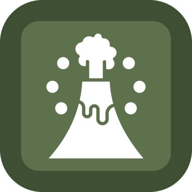 Bir ağaç simgesinin vektör illüstrasyonu