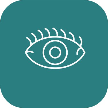 Göz simgesi, vektör illüstrasyonu