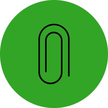 Tek bir harf simgesinin vektör illüstrasyonu