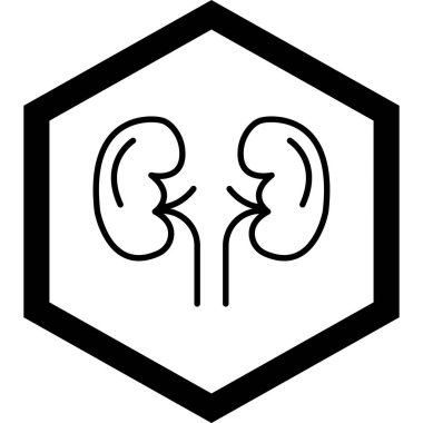 Modern bir simgenin vektör illüstrasyonu