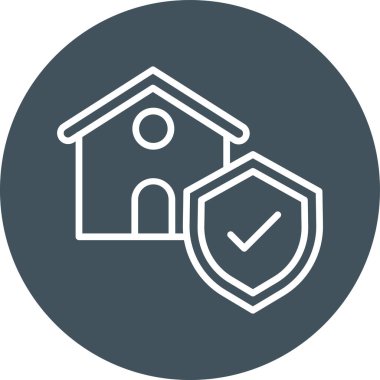 Ev. Web simgesi basit tasarım