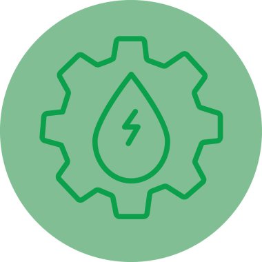 vektör enerji simgesi illüstrasyonu