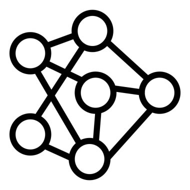 ağ paylaşım simgesi çizimi