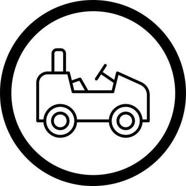 Modern otomatik simgenin vektör illüstrasyonu