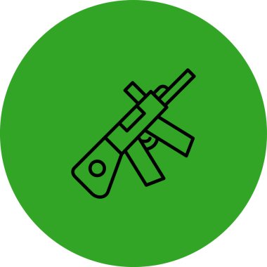 askeri simge vektör illüstrasyonu