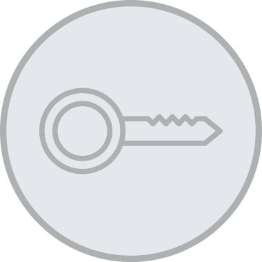 Anahtar simgesi vektör illüstrasyonu