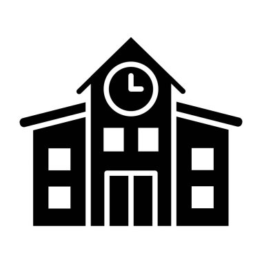 okul simgesi vektör illüstrasyonu