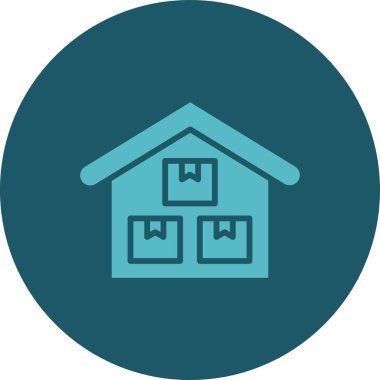 ev vektör simgesi modern basit illüstrasyon