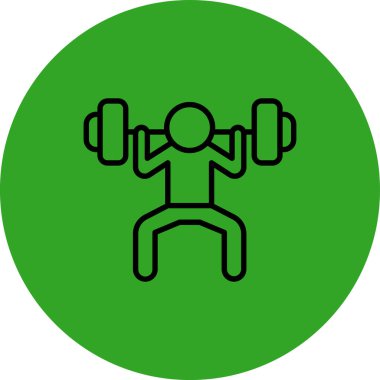 Beyaz tişörtlü, çanı olan bir adamın vektör çizimi