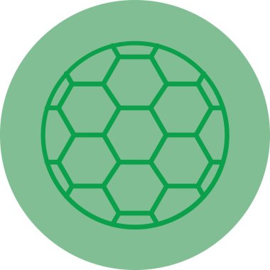 Top simgesinin vektör illüstrasyonu