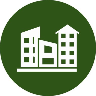 Bir ev simgesinin vektör illüstrasyonu