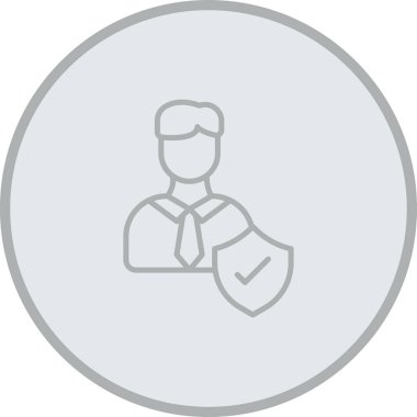 Moda tarzında izole edilmiş arka planda evrak çantası simgesine sahip iş adamı.