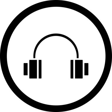 Moda tarzında izole edilmiş müzik simgesi