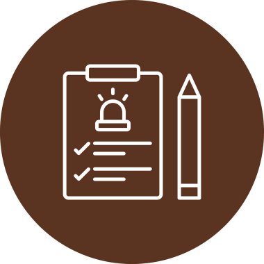 Belge simgesinin vektör illüstrasyonu