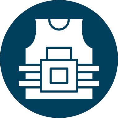 Sırt çantası. Web simgesi basit illüstrasyon