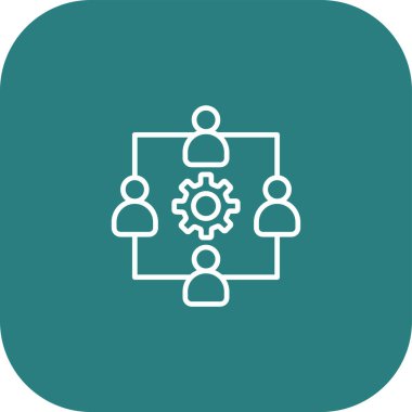 İş ve finans simgesinin vektör illüstrasyonu