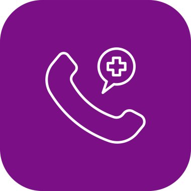 Vektör telefon simgesi illüstrasyonu