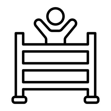 uyku odası simgesi, taslak biçimi