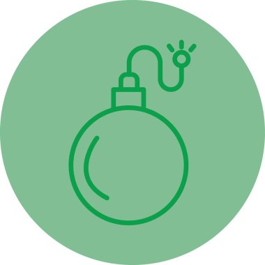 Benzersiz noel mücevheri çizgisi vektörü