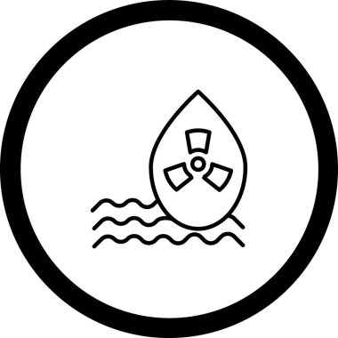 Su. Web simgesi basit tasarım