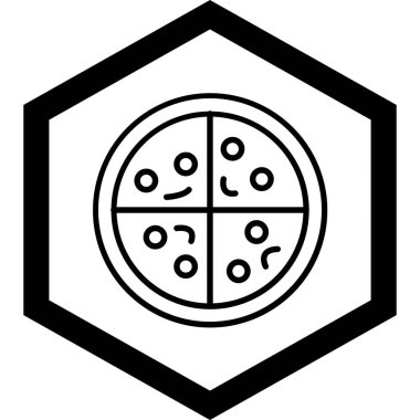 Gıda simgesinin vektör illüstrasyonu