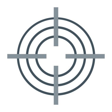 Crosshair simgesi vektör çizimi