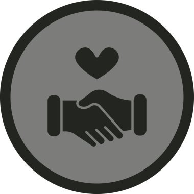 Anlaşma simge vektör çizim