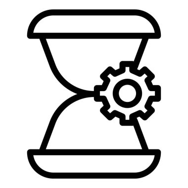 Kum vektörü simgesi ile kum saati kolayca değiştirilebilir ya da düzenlenebilir