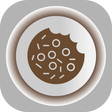 vektör çikolatalı simge