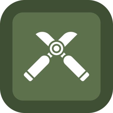 Askeri simgenin vektör illüstrasyonu