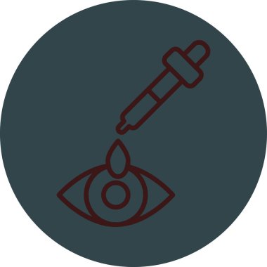 Modern bir simgenin vektör illüstrasyonu