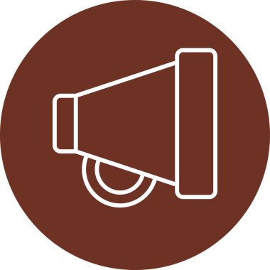 Bir megafonun vektör simgesi