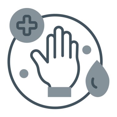 El yıkama vektörü simgesi