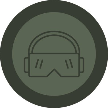 Modern simgenin vektör illüstrasyonu