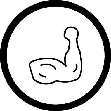 İnsan gövdesi simgesinin vektör illüstrasyonu