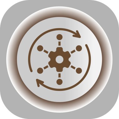 Dairesel testere vektör simgesi