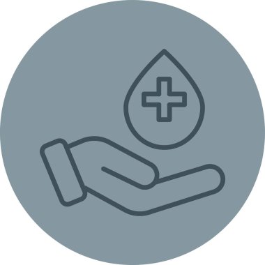 Tıbbi çapraz simge vektör çizimi